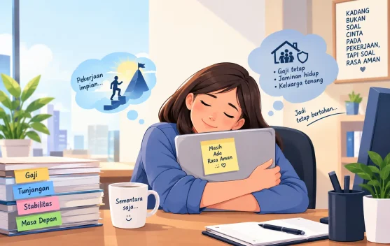 Mengenal Job Hugging, Tren Bertahan di Pekerjaan yang Tak Lagi Sesuai demi Rasa Aman