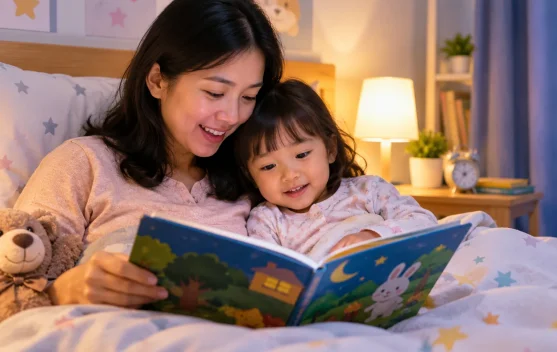 Mengenal Manfaat Membacakan Buku untuk Anak sebelum Tidur