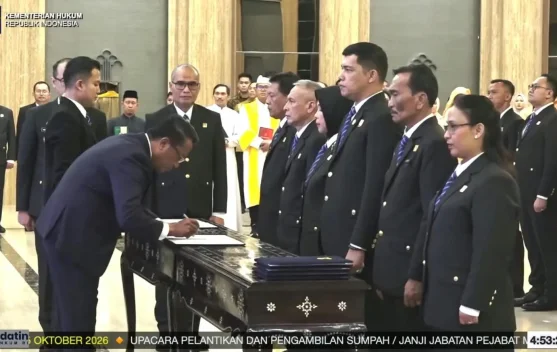 Dua Pejabat Kemenkum Sulbar Berganti, Perkuat Pengabdian