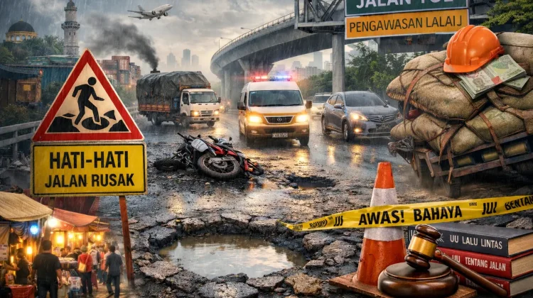 Jalan Rusak Ancam Keselamatan dan Pertumbuhan Ekonomi Nasional