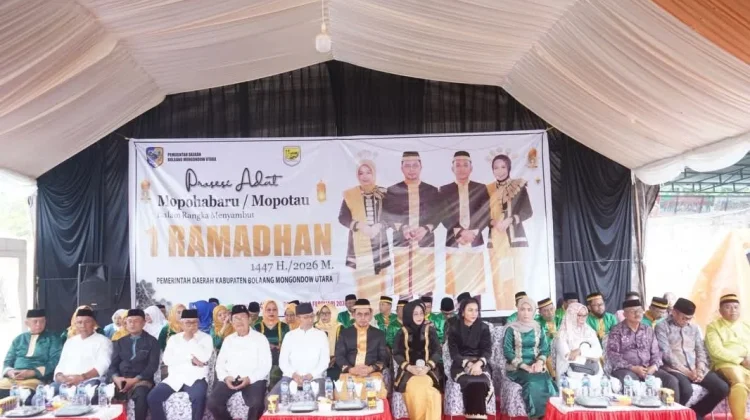 Prosesi Adat Mopohabaru/Mopotau Menyambut 1 Ramadhan 1447 H