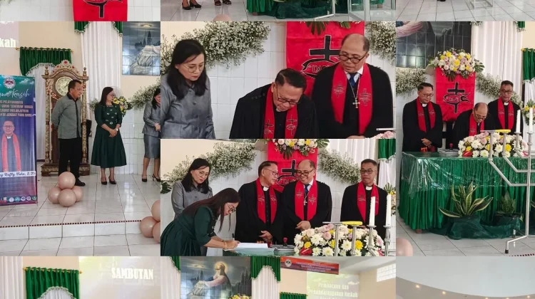 Serah Terima Pelayanan Ketua BPMJ Sentrum Borgo