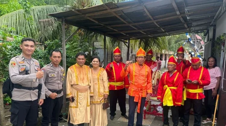 Polsek Wori Amankan Perayaan Pesta Adat Tulude Desa Nain Satu