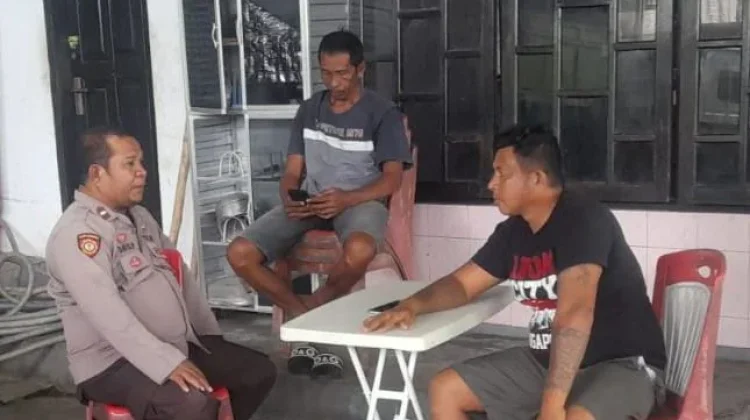 Bhabinkamtibmas Sindulang Satu Ajak Generasi Muda Hindari Tawuran