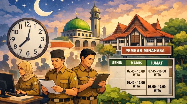 Pemkab Minahasa Sesuaikan Jam Kerja ASN Ramadan 2026