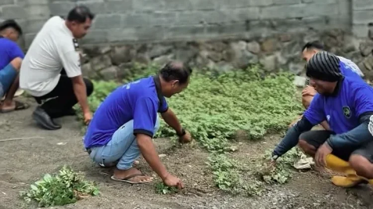 Lapas Bitung Gelar Kerja Bakti di Lingkungan Rumah Ibadah