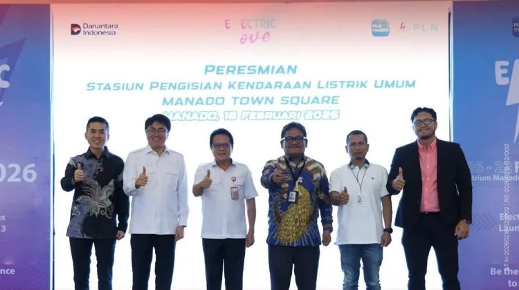 Wali Kota Manado Meresmikan SPKLU Ultra Fast Charger di Mantos 3