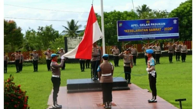 Polres Kepulauan Talaud Perkuat Pelayanan dan Jiwa Nasionalisme
