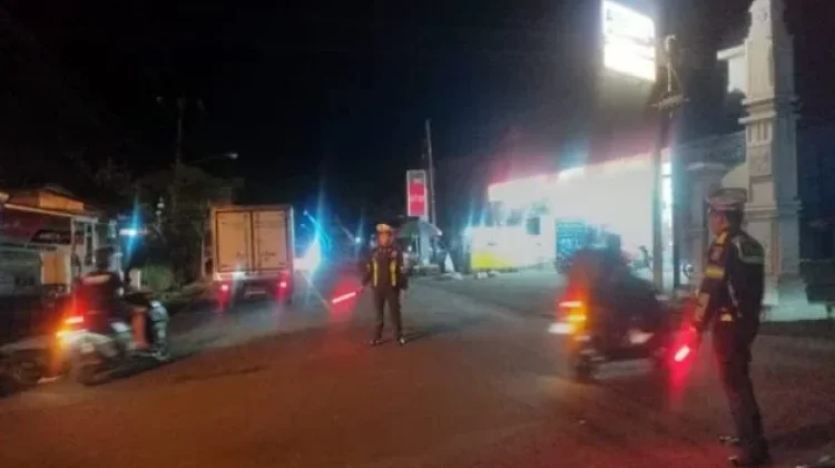 Satlantas Polres Minahasa Patroli Ramadan di Tondano
