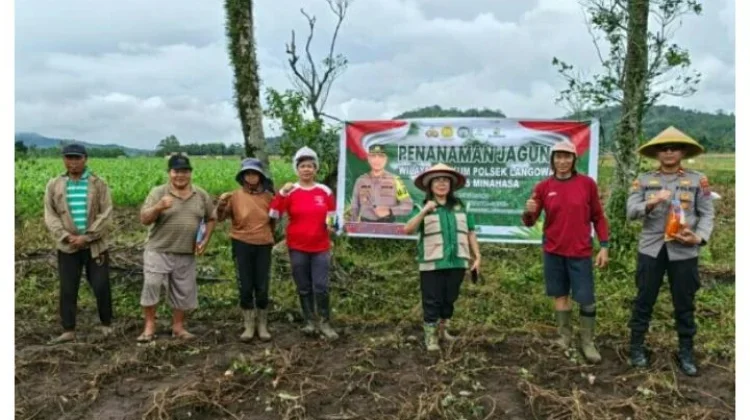 Kelompok Tani Nafiri Gelar Penanaman Jagung