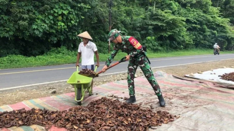 Babinsa Laksanakan Bintahwil di Kotabunan Selatan