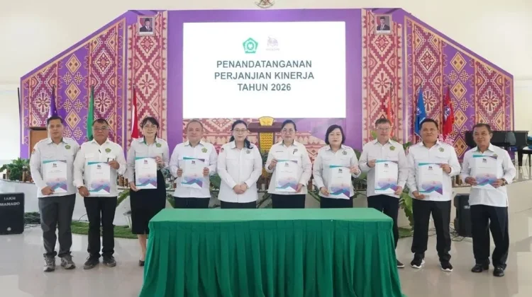 IAKN Manado Laksanakan Penandatanganan Perjanjian Kinerja Tahun 2026