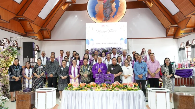 HUT GMIM Zaitun Sumalangka Soroti Pendidikan dan Iman