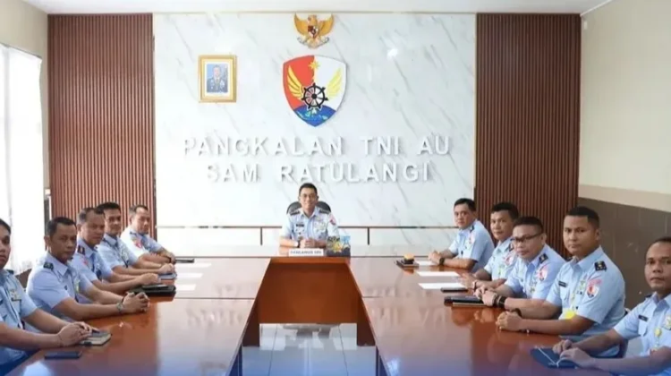 Danlanud Sam Ratulangi Bersama Jajaran Mengikuti Rakernis Kodau II TA 2026