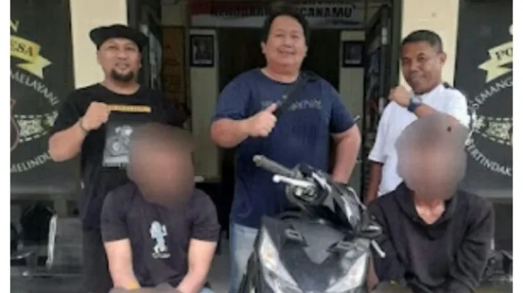 Dua Spesialis Curanmor di Bitung Diringkus Resmob