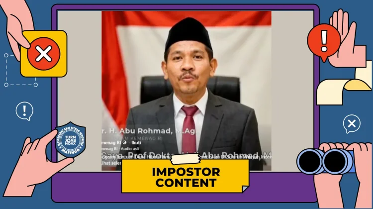 [Hoaks!] Dana Hibah Ramadan Dirjen Bimas Islam