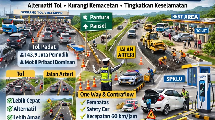 Perbaikan Jalan Arteri Kunci Mudik Lebaran 2026