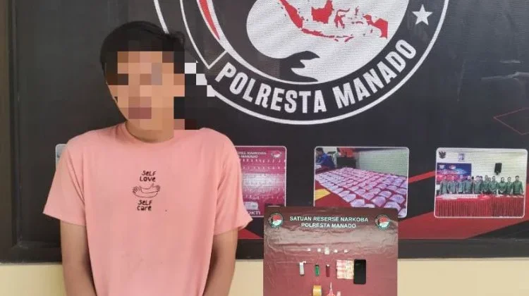 Satresnarkoba Polresta Manado Ungkap Kasus Peredaran Sabu di Sario