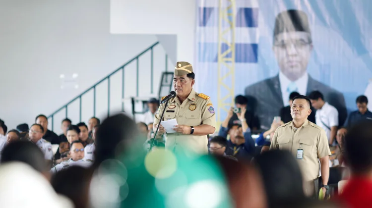 Gubernur Yulius Pimpin Upacara Peringatan Bulan K3 Nasional 2026 di Bitung