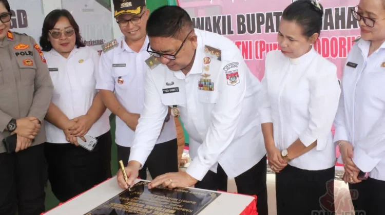 Wakil Bupati Minsel Resmikan Gedung UPTD Puskesmas Motoling Barat