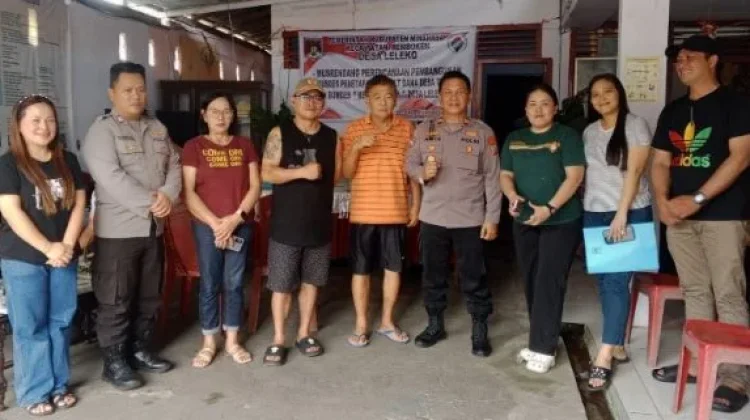 Kasat Binmas Polres Minahasa Gelar Jumat Curhat