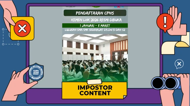 Hoaks Tautan Pendaftaran CPNS KLHK 2026