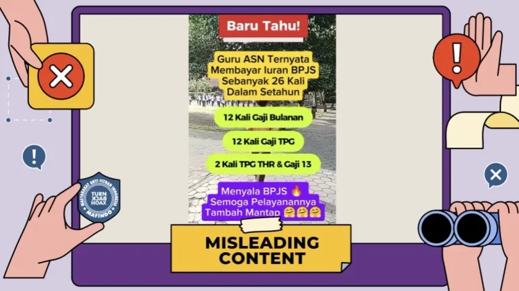 Hoaks Guru ASN Bayar BPJS 26 kali Setahun