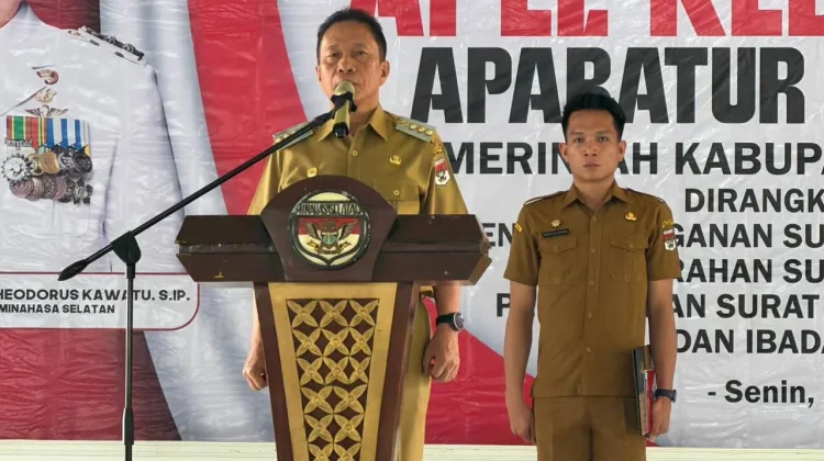 Apel Kebangsaan ASN Pemkab Minsel