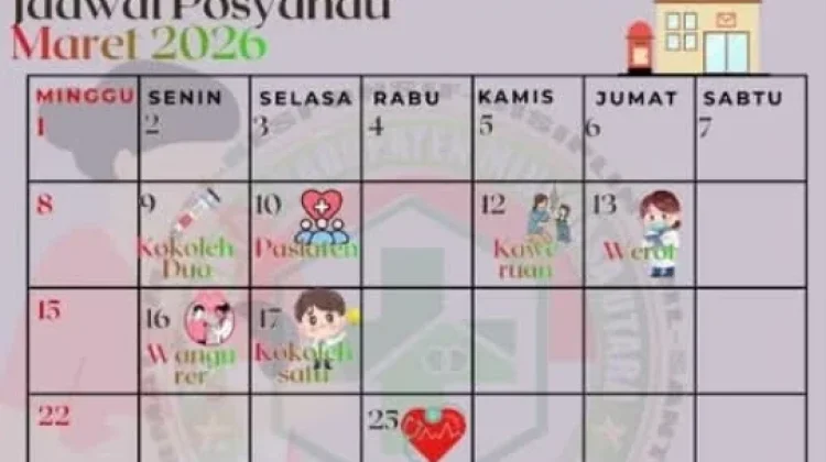 Rilis Jadwal Maret 2026, Puskesmas Batu Optimalkan Layanan Posyandu