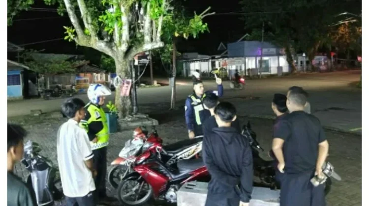 Satuan Lantas Polres Bolsel Tertibkan Knalpot Racing