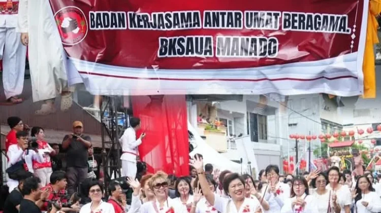 Kebersamaan Sulut dalam Moment Cap Gomeh Manado