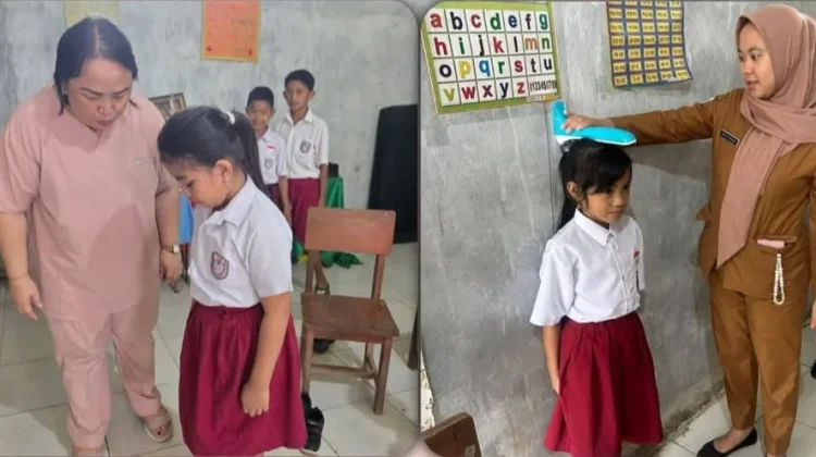 Skrining Kesehatan, Puskesmas Tatelu Sasar Anak Sekolah Dasar