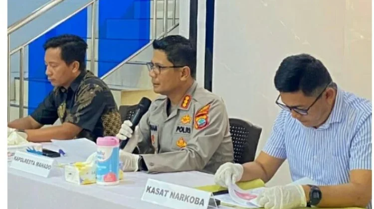 Polresta Manado Tutup Jaringan Peredaran  Sabu dan  Obat Keras