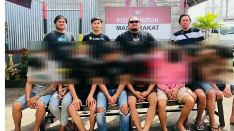 8 Orang Warga Karumenga Diringkus Resmob Polres Minahasa