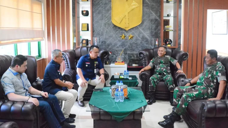 Pangdam Merdeka, Terima Silaturahmi Wadirut PT Agrinas Pangan Nusantara