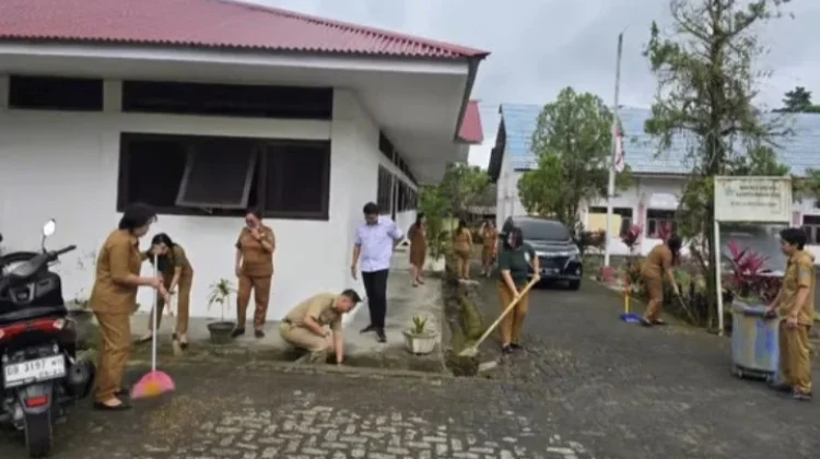 Gerakan Indonesia Asri, Kecamatan Dimembe Gelar Korve