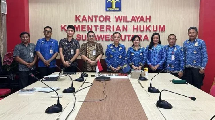 Kemenkum Sulut Harmonisasi Tiga Produk Hukum Kota Tomohon