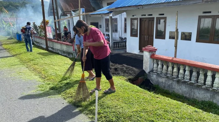 Dukung Program Nasional, Pemdes Klabat Gelar Gerakan Indonesia Asri
