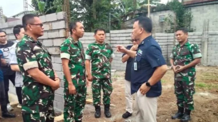 Dandim 1302/Minahasa Dampingi Peninjauan Pembangunan KDKMP di Tomohon