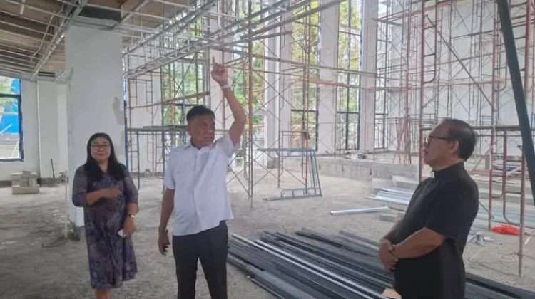 Olly Dondokambey Pantau Progres Pembangunan GMIM Paulus Manado