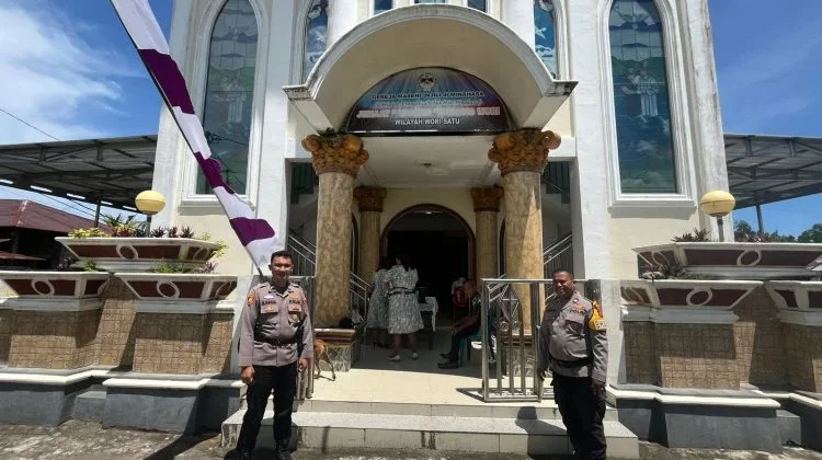 Jamin Rasa Aman Beribadah, Polsek Jajaran Polresta Manado Laksanakan Paja Somat
