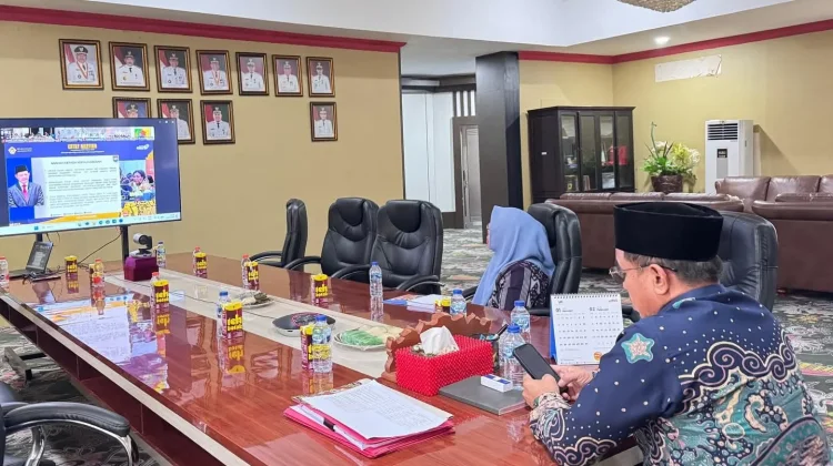 Bupati Lasena Ikuti Rapat Entry Meeting Pemeriksaan LKPD Tahun 2025