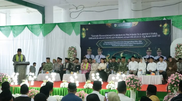 AKBP Irwanto Hadiri Safari Ramadan Gubernur Sulut dan Peninjauan Pasar Murah