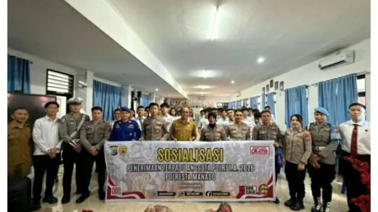 Polresta Manado  Sosialisasikan Penerimaan Polri 2026 dengan Prinsip BETAH