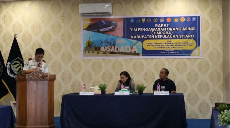 Kanim Tahuna Gelar Rapat Koordinasi TIMPORA Sitaro