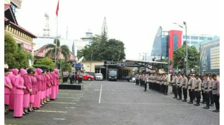 Kapolresta Manado Pimpin Sertijab Pejabat Utama
