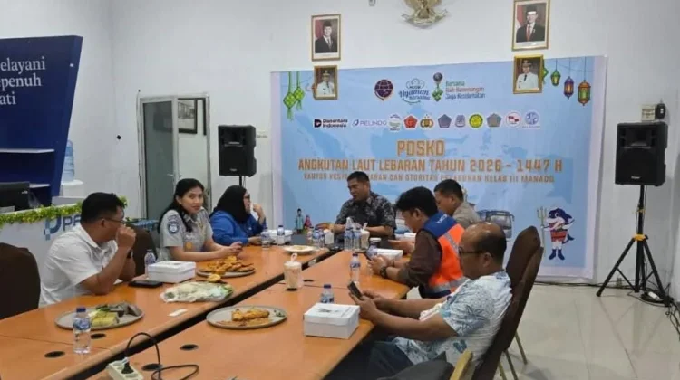 Jasa Raharja Sulut Hadiri Pembukaan Posko Angkutan Laut Lebaran KSOP Manado