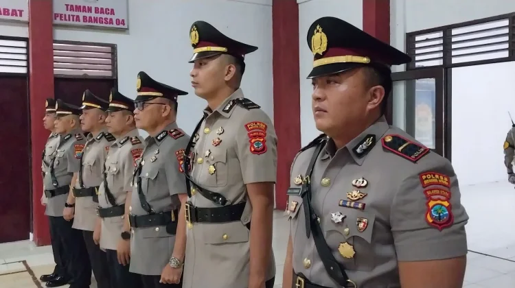 Sertijab PJU Polres Minut, Ini Pesan Kapolres Auliya Djabar