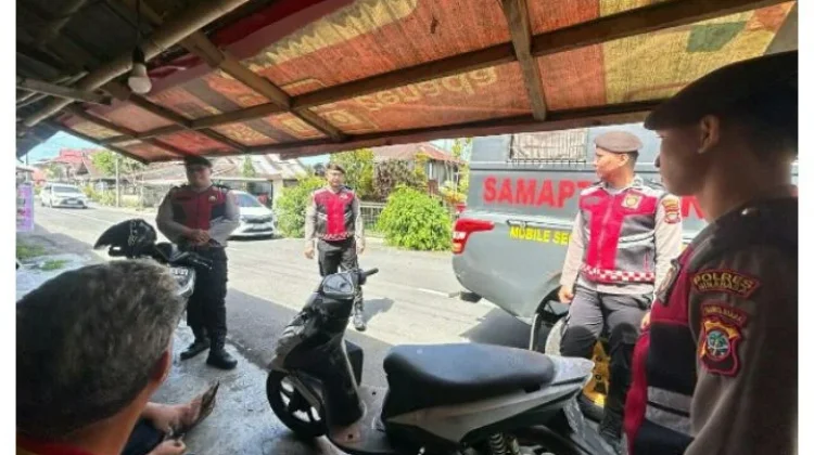 Satuan Samapta Polres Minahasa Gelar Patroli Cipta Kondisi