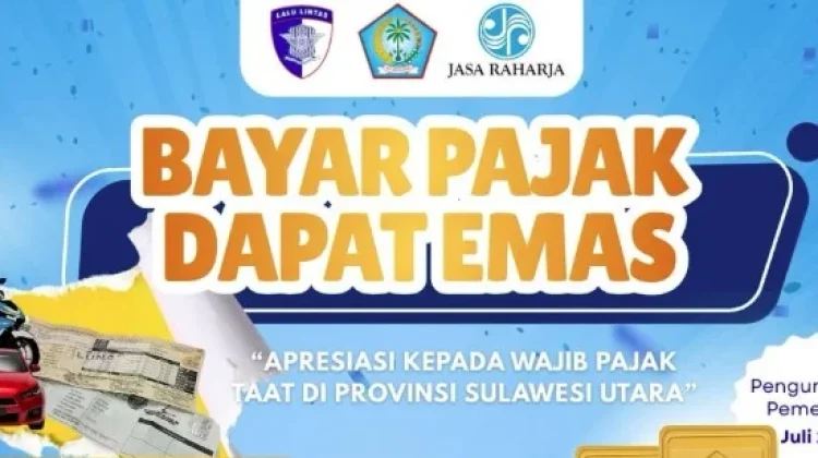 Bayar Pajak Kendaraan Tepat Waktu, Warga Sulut Berpeluang Dapat Emas